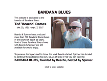 Tablet Screenshot of bandanablues.com